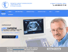 Tablet Screenshot of ginekologia.waw.pl