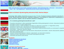 Tablet Screenshot of ginekologia.sk